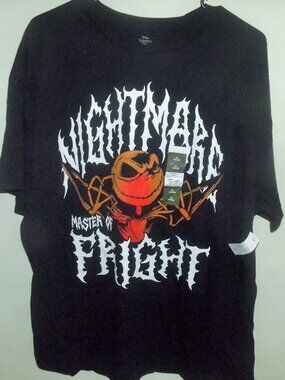 Mens Nightmare, Master of Fright SS T Shirt Sz. XL NWT
